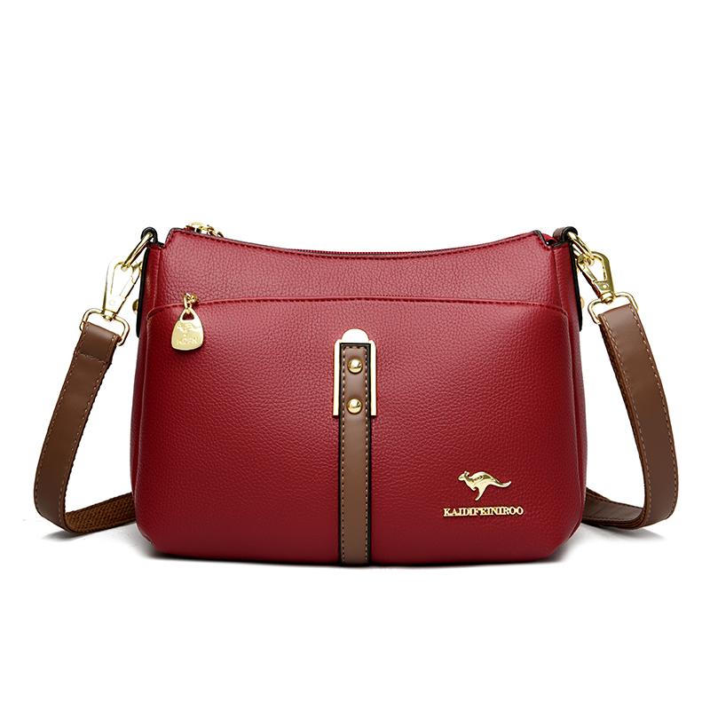 Genuine High Quality Soft Leather Women's Handbag Trend Designer Female Crossbody Bag Casual Shoulder Messenger Handbags 2026