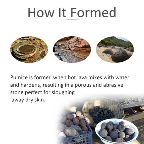 Pasotim 2X Lava Pumice Stone, Foot Scrubber, Foot Pumice Stone, Dead Skin Removal (Random Colors and Shapes)