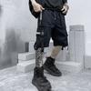 Sommer Shorts Herren Streetwear Lässige Herren Cargo Shorts Hip Hop Punk Herrenbekleidung