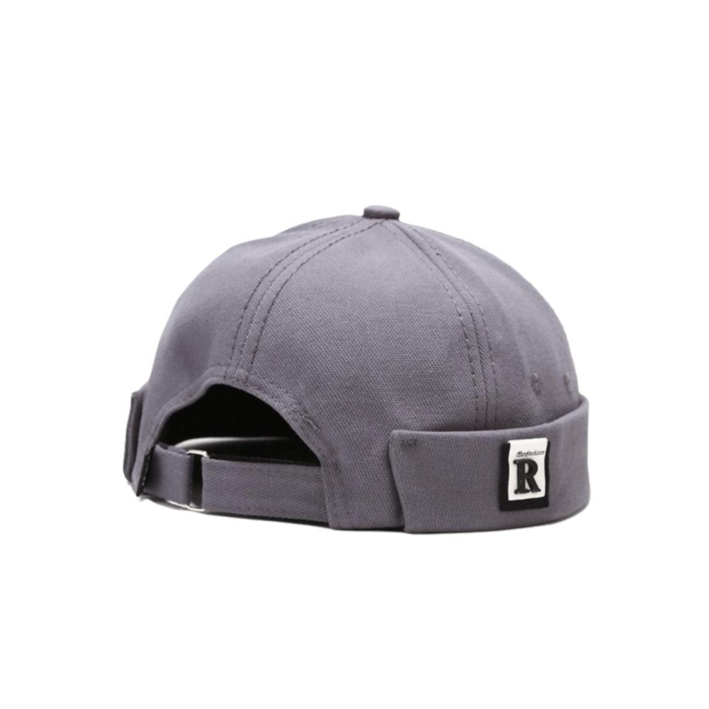 Fashion Adjustable Melon Skin Hat Letter Embroidery Brimless Sun Hat Hip Hop Landlord Hat Outdoor