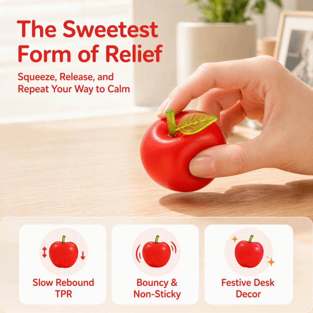 Soft TPR Christmas Squeeze Toy Transparent Mini Glitter Squeeze Ball Fidget Toy