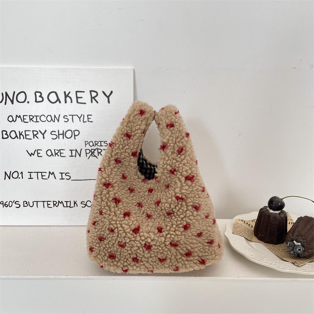 Leopardenmuster Damen Clutch Tasche Weiches Plüsch Herbst Winter Mode Handtasche Tote Aufbewahrung