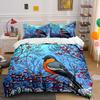 Winter Bird Decorative Set Soft Comfortable Duvet Cover Bedding Set Included 1*Duvet Cover & 2*Pillowcases, Gift
