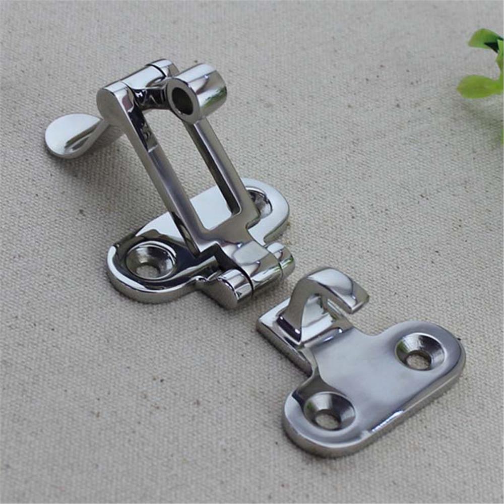 Lock Latch Marine Boat Door Hasp With Padlock Eye Mount Boat Yacht Accessory Stainless Steel Door Hasps Hatch 1pc Boat Lock