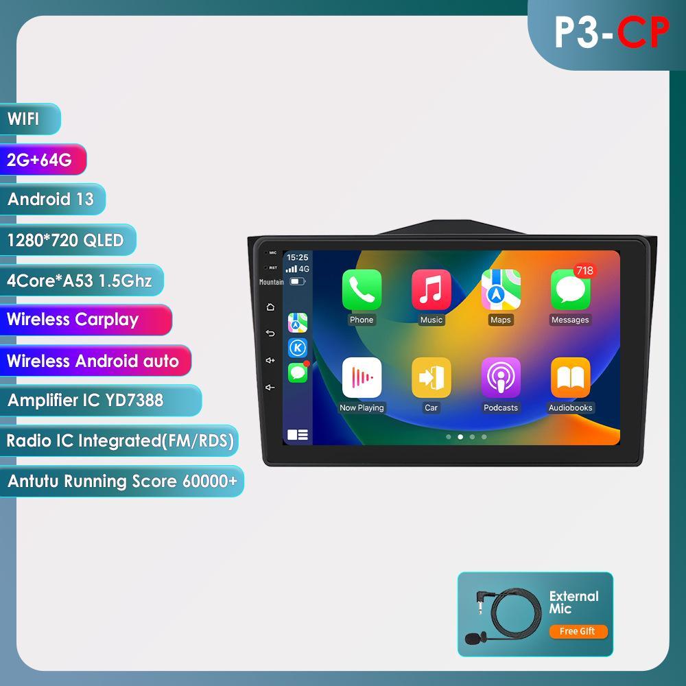 9" Android Bluetooth GPS Navigator for 18-19 Lada BA3 - Car-Mounted Large Screen