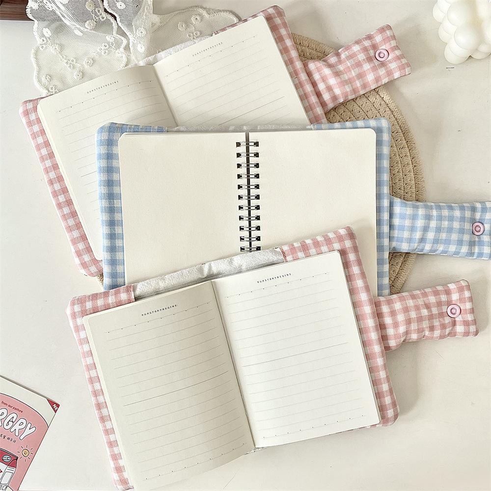 Korean Girly Heart Floral Book Cover for Journals & Diaries - Portable Pocket Size