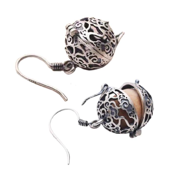 

1 Pair Essential Oil Diffuser Earrings Fashion Aesthetic Punk Metal Earrings 1