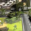 Carecoly Truck Military Vehicle Miniature Car Large Storage Alloy Miniature Toy Vehicle with Military Work Carrying Boys and Birthday 6 and Set, Set,