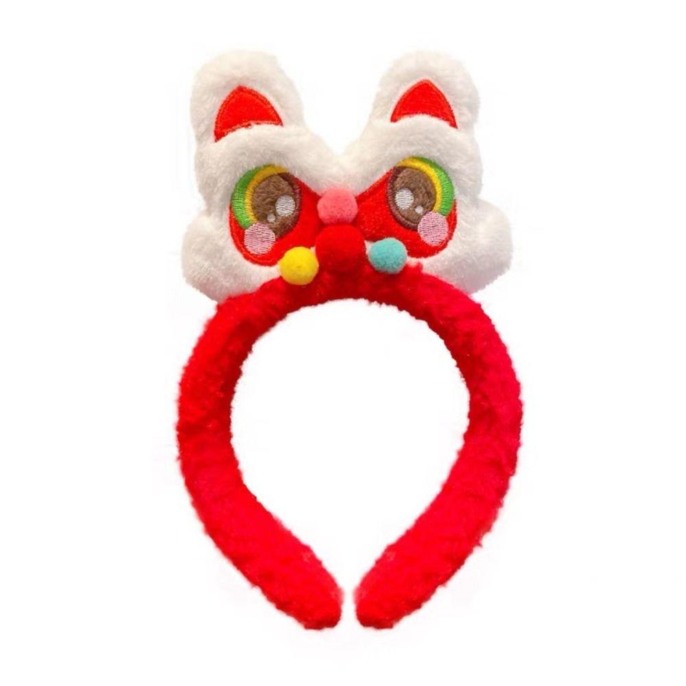 Mascot Horse Hairband Cartoon Plush Horse Headband Exquisite New Year Headband  Party Decoration