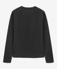 BASIC HOUSE Women'S Cool Functional Air Dry Raglan Long Sleeve Tee Black Lzts3210