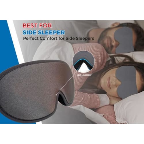 [Good Sleep x Complete Light Blocking x Earplugs Included] Hoshi no Akari Series Eye Mask for Sleeping, Eyemas Eye Mask, All-Season Light Blocking, Co