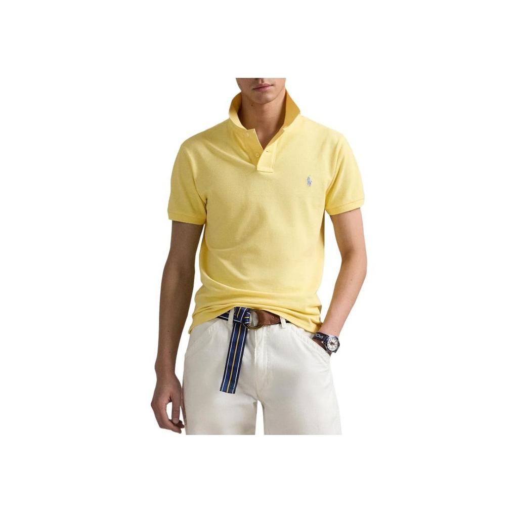 Polo Ralph Lauren Logo Embroidered Polo Shirt Men tops Yellow 710536856-450