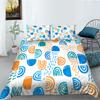 Abstract Geometric Pattern Digital Printing Quilt Cover Pillowcase Two Three Piece Set Polyester