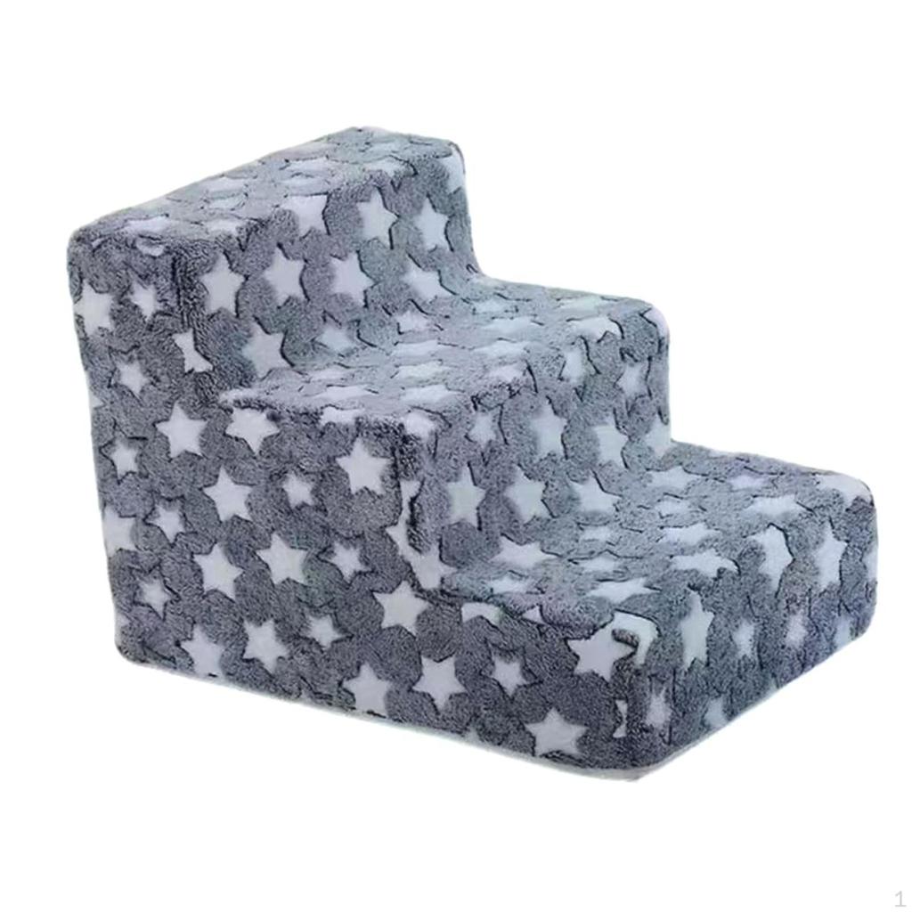 Schody pro domácí mazlíčky se snímatelným potahem, ideální pro psy a kočky