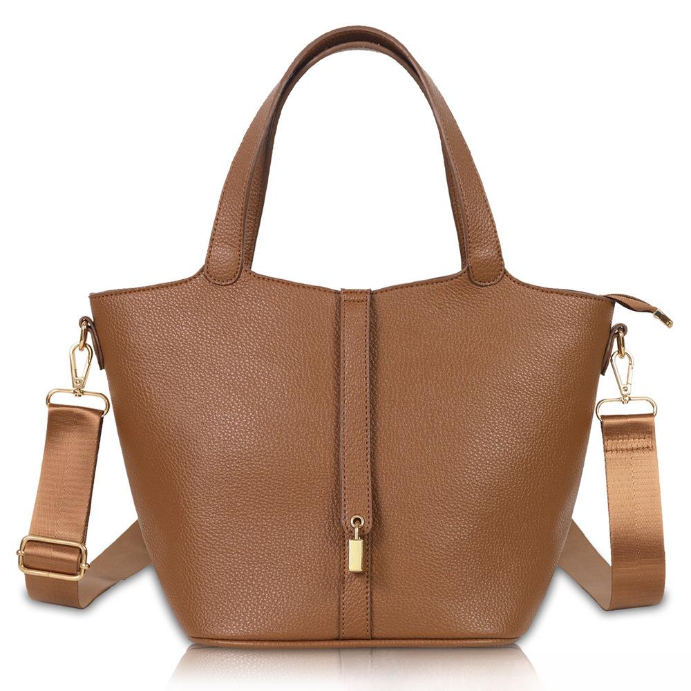 

Сумка-корзина для овощей, ПУ, регулируемая молния, длинный плечевой ремень, большая вместимость, сумка-тоут, женская сумка кроссбоди на одно плечо