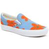 Vans Ines Longevial X  Slip-On Comfycush Orange Floral Pattern Low-Top Skate Shoes Women Sneakers Blue VN0A3WMDSXJ