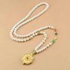 Elegant Ruyi Lock Pearl Necklace - Unique Retro Style for Women
