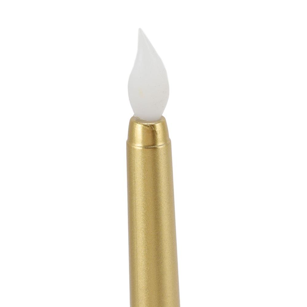 4 Pcs Battery Powered LED Taper Candles Flameless Candle Lights  Church Celebration