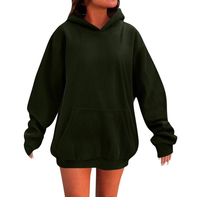 Oversized Fleece Hoodies For Women Long Sleeve Pullover Sweatshirts With Pocket
