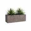 ARTEVASI Jardiniere - SYDNEY - Plastique - Taupe - 80 cm - 57 L - Dimensions: 79.5x29.5x29.5 cm