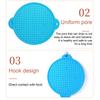 Skillet Cover Lid Cookware Silicone Splatter Guard Screen Pan Spill Stopper Pots