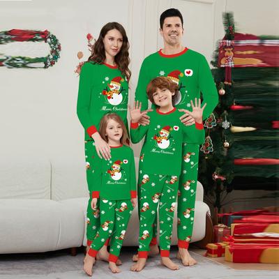 Weihnachten Eltern Kind Familie Set Wohnkultur Weihnachten Pyjamas Zwei Stück Set