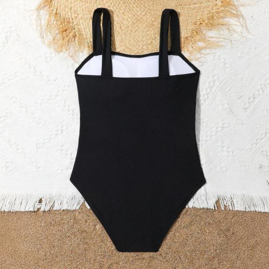 Mädchen Einteiliger Badeanzug Verstellbare Träger Sport Bademode Schnelltrocknend Strand Badeanzug zum Schwimmen Strand Pool Partys