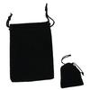 Black Velvet Jewelry Drawstring Bag, 10x12CM, Fashion Packaging
