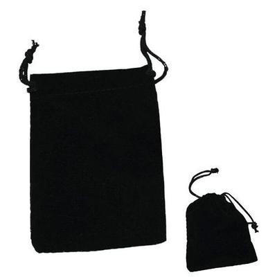 Schwarzer Samt Schmuck Kordelzugbeutel, 10x12CM, Modeverpackung