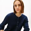 Tommy Hilfiger Women's Pure Cotton Crew Neck Cable Knit Cardigan