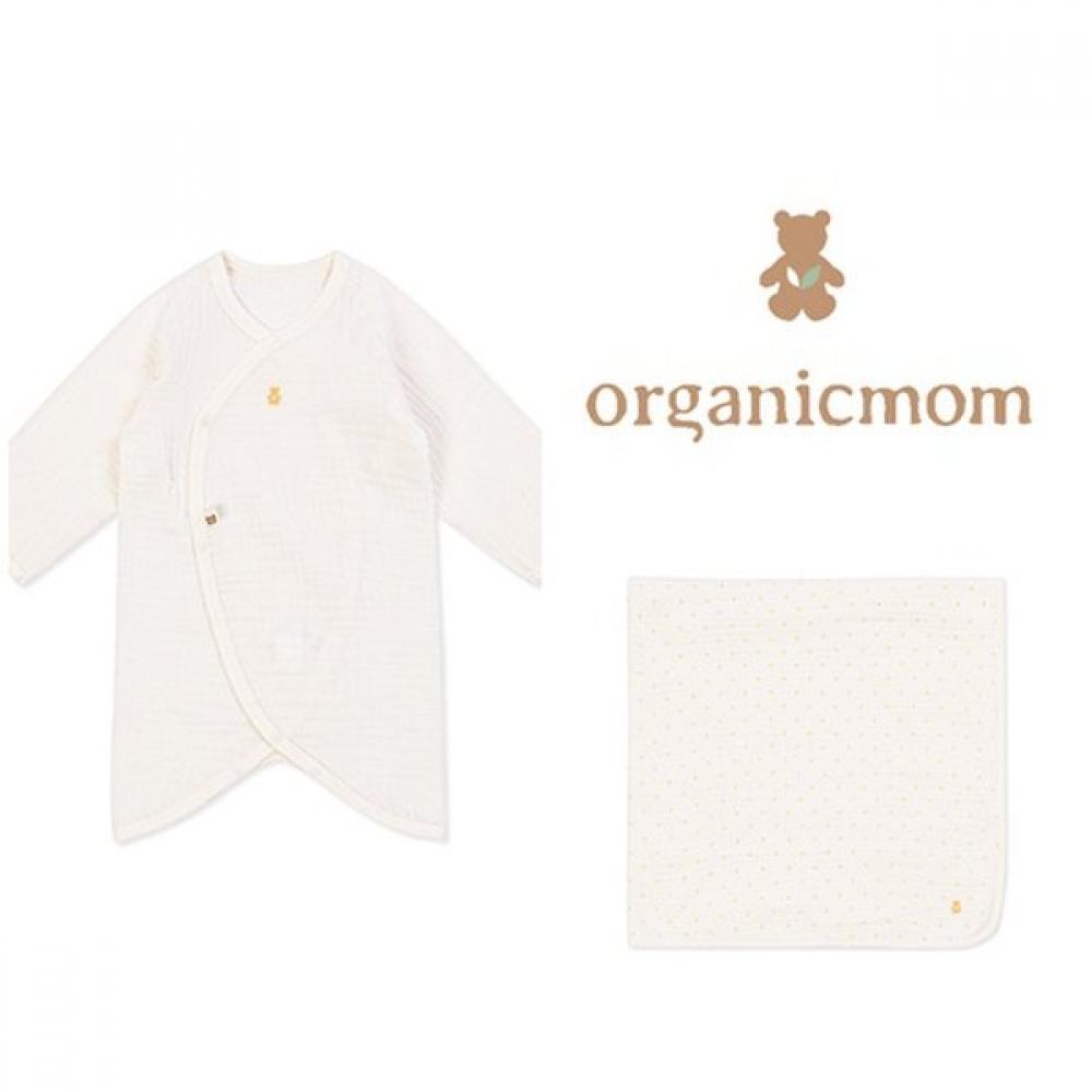 Набор: Детская распашонка + пеленка Organicmom Elegars Mlsnbw07 60