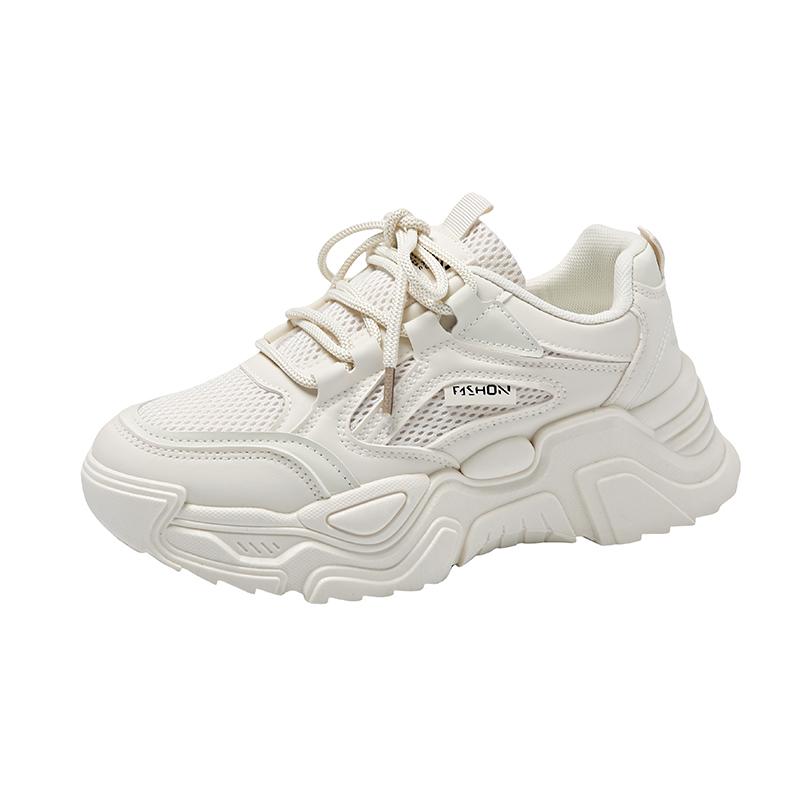 Fashion 2025 New Women New Fashion Platform Sport Shoes Women Summer  Casual Chunky Sneakers Women Mesh  Platform Shoes