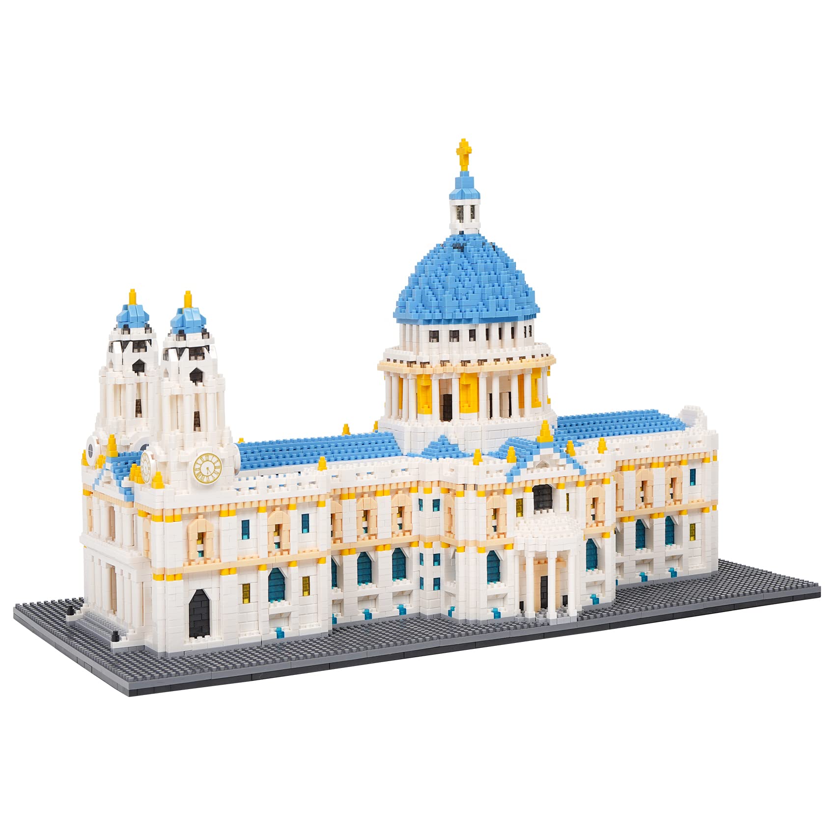 LULUFUN Микро-конструктор, 3D-пазл, Замок, Подарок для взрослых, Сборка для интерьера, Убийца времени, Популярное хобби (улица. Павла собор)