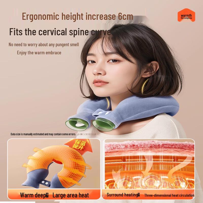 U-förmige Nacken- und Schulter-Wärmflasche