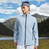 Unisex Spring/Autumn Stand Collar Windproof Jacket: Outdoor Casual Loose Fit with Logo Print