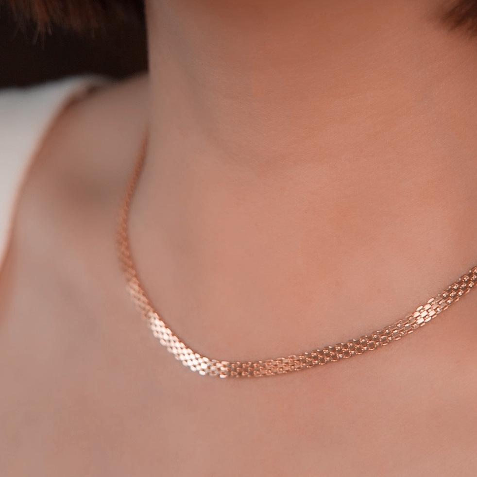 

Xiancan 2022 Серебряное колье-цепочка-танк S925 - Унисекс, европейский и американский стиль S925 Silver розового золота