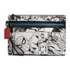 COACH Marvel Collaboration Pouch Coated Canvas With Calfskin Clutch Large Women's White 1828-QBM2