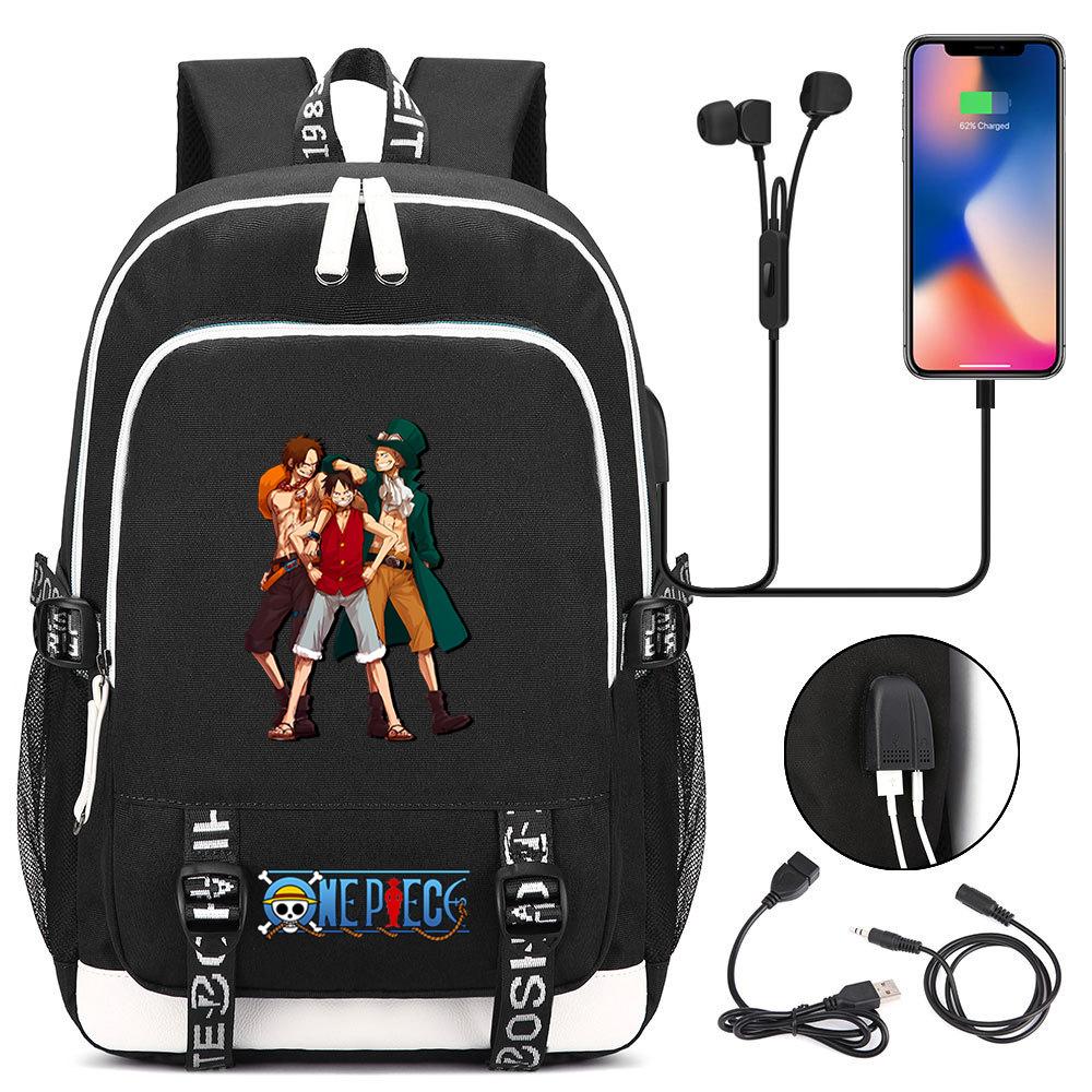 Primary And Secondary School Students Schoolbag Riman Personalized Printing Youth Leisure Travel With Usb Backpack