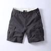 Pantaloncini Casual da Uomo in Cotone Pantaloncini Cargo per Viaggi Quotidiani Pantaloni Corti in Twill Monocolore Estate Pantaloni da Tuta di Alta Qualità