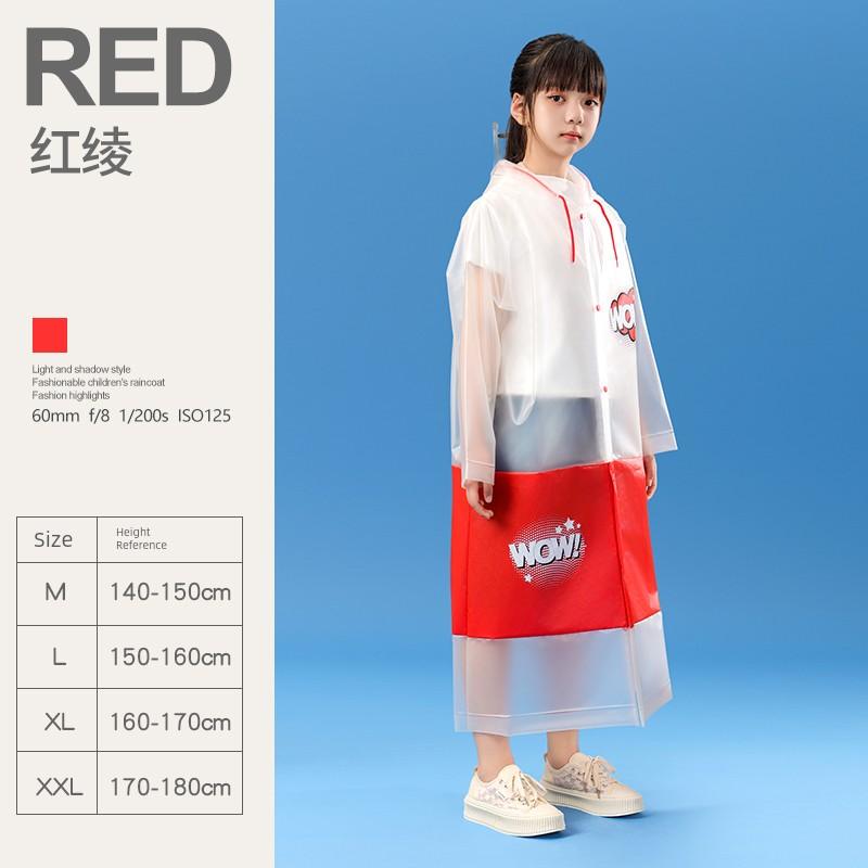 Kids Raincoat 2024 Boy Little Child Body Waterproof Girl Baby Kindergarten School Elementary School Students Poncho
