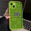 Cute full screen cat iPhone17Promax mobile phone case ladder applicable to Apple 16promax all-inclusive Tianyan