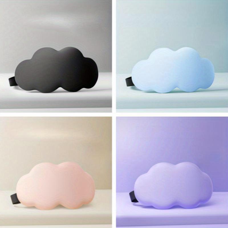 

1 шт. облачная маска для глаз, 3d трехмерная затемняющая маска для глаз, дышащая помощь во время сна, хлопок с памятью, снимающий усталость глаз во время сна фиолетовый