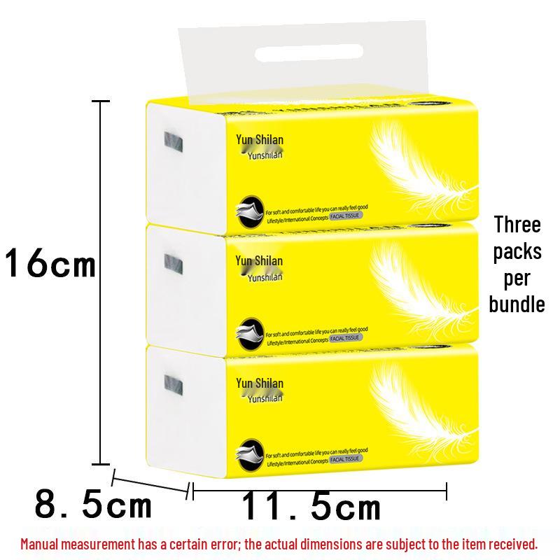 Virgin Wood Pulp Toilet Paper & Facial Tissue Gift Pack - Large Packaging 1 pack
