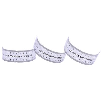 Reusable Makeup Brow Measure Eyebrow Guide Ruler Permanent Tools