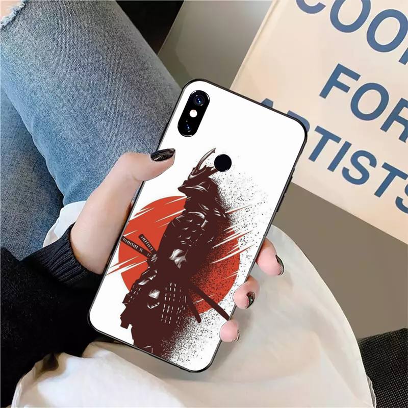 Японский самурайский маска с узором, чехол для телефона для Xiaomi Redmi note 7, 8, 9 t max3 s 10 pro lite, Funda Shell, чехол redmi note 9s