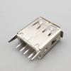 15.0 USB Female Socket, Vertical 180° Insert, A-Type, Straight Bent Pin, Crimped Edge, USB 2.0 Interface