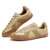 Skechers Training Shoes Soft Leather Comfortable Casual Color Block Versatile Durable Breathable Low Top Sneakers Men Sneakers Brown 254153-TAN