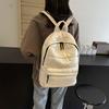 Zaino imbottito invernale Puffer per donna, grande capacità, cotone piuma, borsa da scuola, zaino casual