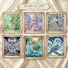1 Set Sparkling Diamond Painting 5D Diamond Art Kits DIY Diamond Sticker  Wall Art
