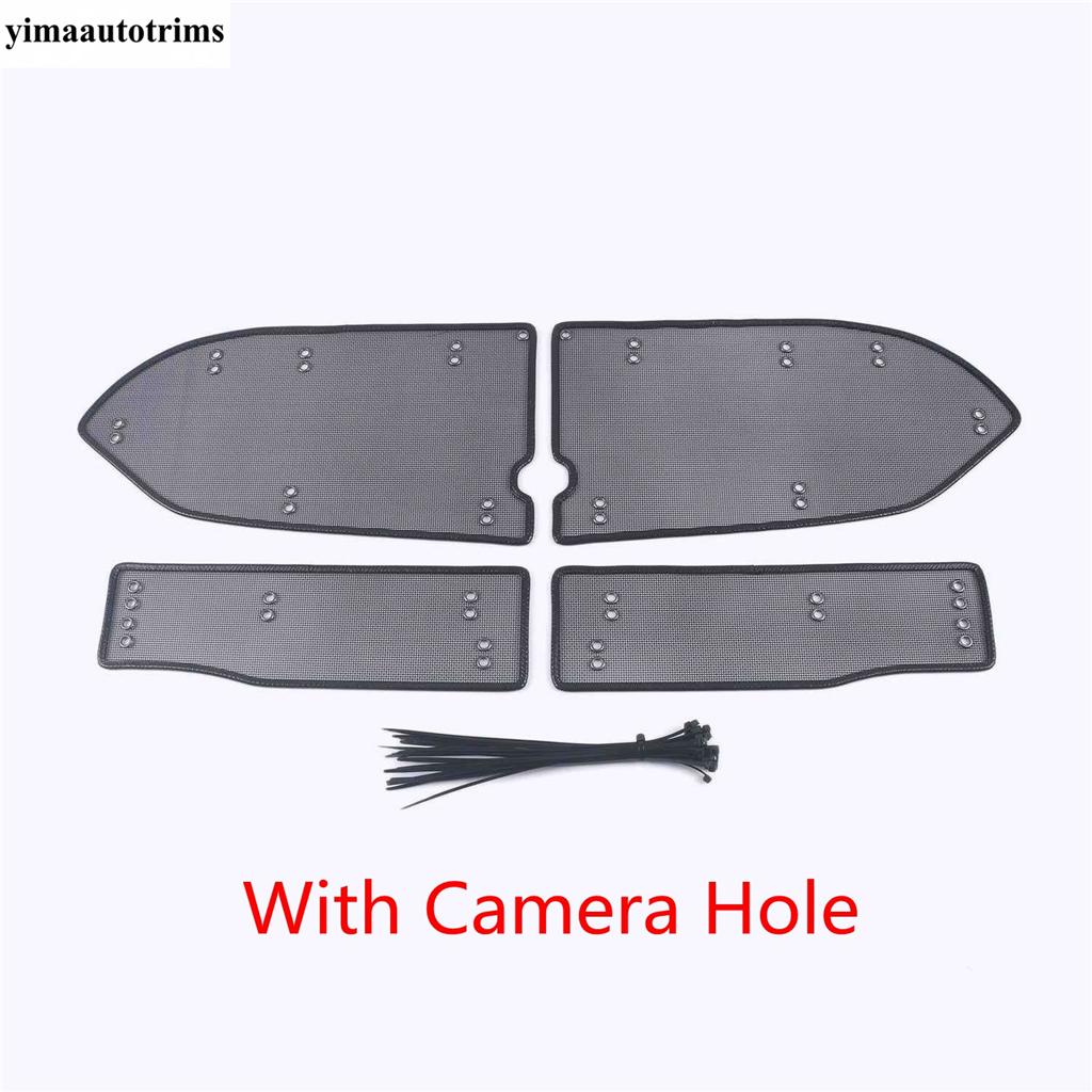

Car Front Grille ect Net ert Screening Mesh Protection Cover Trim Decoration Accessories Exterior For MG ZS 2018 - With Camera Hole